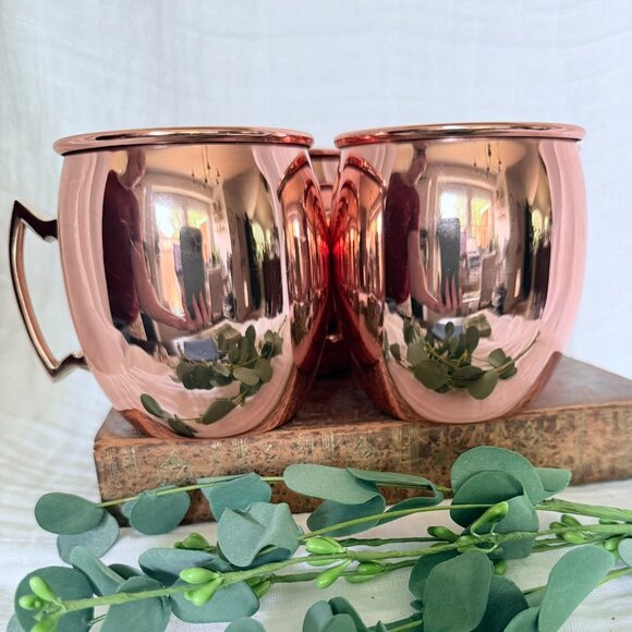 Set of 4 EcoOne Copper Mugs - 16 oz | Moscow Mule Mugs | New - Picture 14 of 15